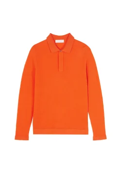 Montagut Long-sleeved polo shirt in merino wool - Sidney