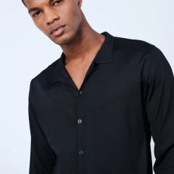 Montagut Long-sleeved shirt in Fil Lumière - LAZAR