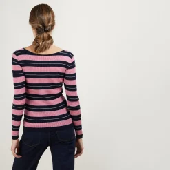 Montagut Long-sleeved striped t-shirt -Fina