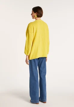 Montagut Loose cardigan in cotton velvet - MOUNIA