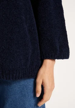 Montagut Loose cardigan in cotton velvet - MOUNIA