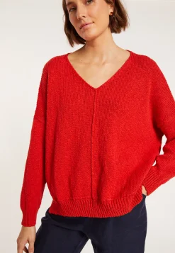 Montagut Loose cotton and linen jumper - Nathalie