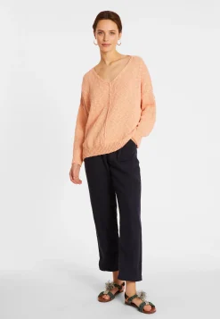 Montagut Loose cotton and linen jumper - Nathalie