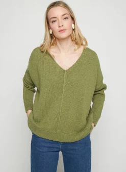 Montagut Loose cotton and linen jumper - Nathalie