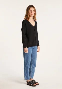 Montagut Loose cotton and linen jumper - Nathalie