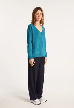 Montagut Loose cotton and linen jumper - Nathalie
