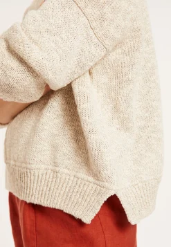 Montagut Loose cotton and linen jumper - Nathalie
