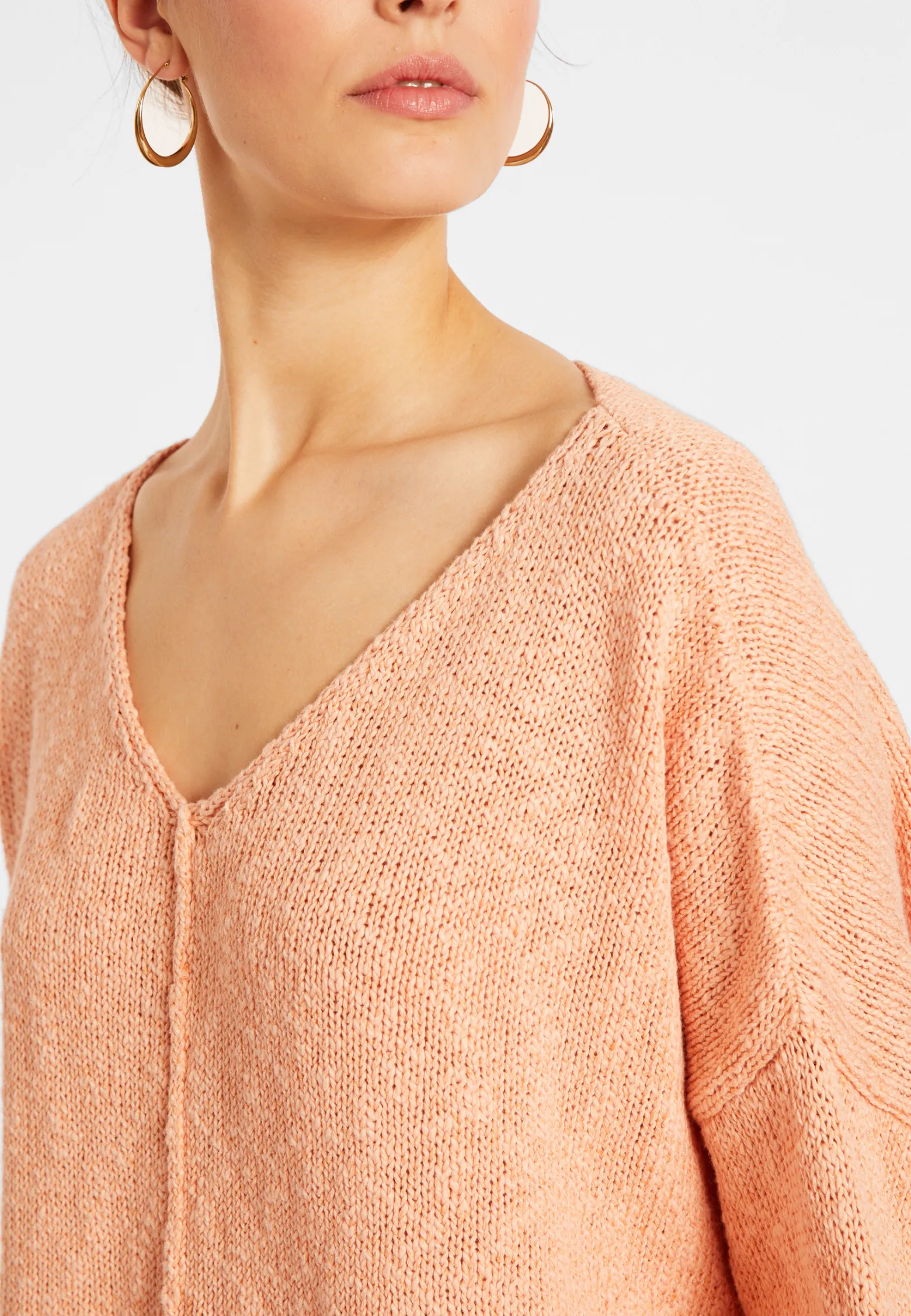 Montagut Loose cotton and linen jumper - Nathalie