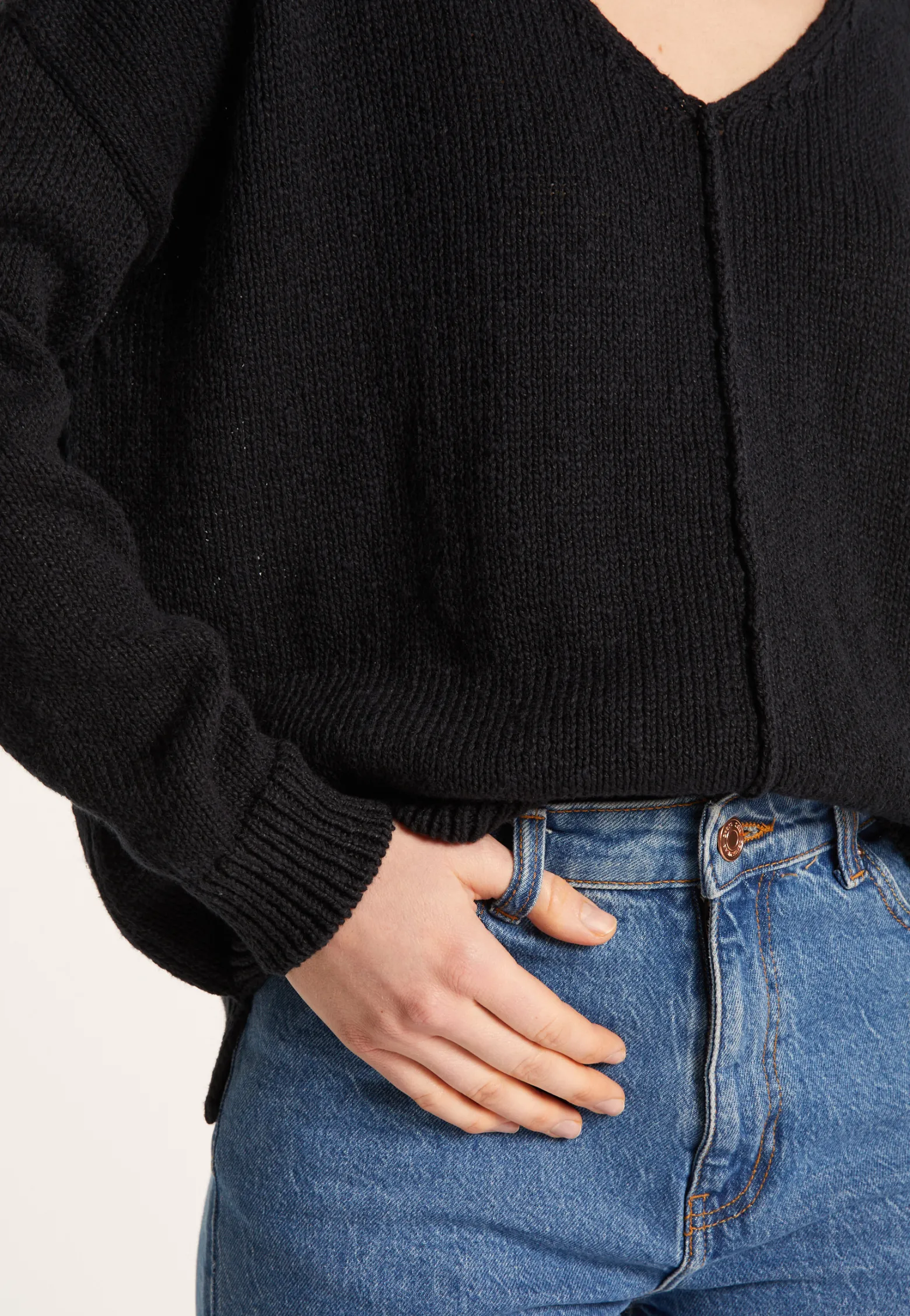 Montagut Loose cotton and linen jumper - Nathalie