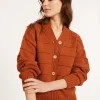 Montagut Loose cotton ribbed cardigan - Mardy