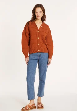 Montagut Loose cotton ribbed cardigan - Mardy