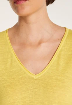 Montagut Loose long-sleeved V-neck T-shirt - MALOU