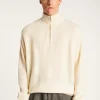 Montagut Loose merino wool trucker sweater - Tahoe