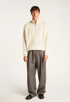Montagut Loose merino wool trucker sweater - Tahoe