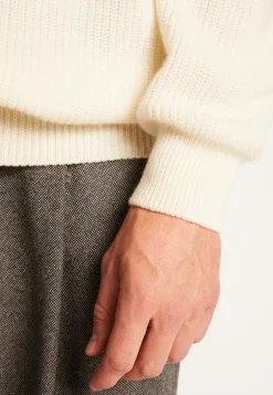 Montagut Loose merino wool trucker sweater - Tahoe