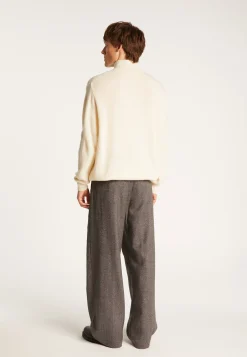 Montagut Loose merino wool trucker sweater - Tahoe