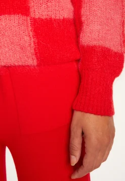 Montagut Loose round neck sweater in mohair - Rozana