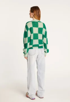 Montagut Loose round neck sweater in mohair - Rozana
