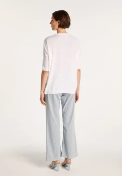 Montagut Loose round-neck slub linen T-shirt - Mairena