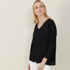 Montagut Loose slub linen T-shirt - Balou