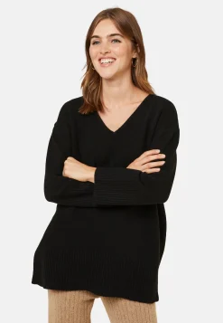 Montagut Loose sweater with slits in a cashmere blend - Darius