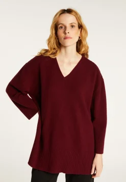 Montagut Loose sweater with slits in a cashmere blend - Darius