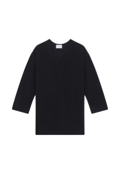 Montagut Loose sweater with slits in a cashmere blend - Darius