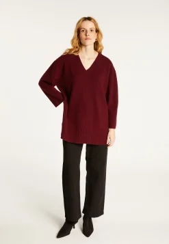 Montagut Loose sweater with slits in a cashmere blend - Darius