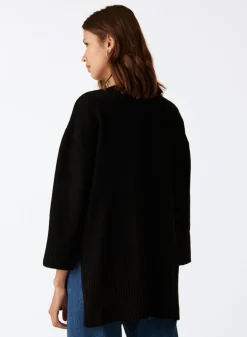 Montagut Loose sweater with slits in a cashmere blend - Darius