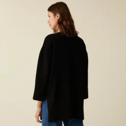 Montagut Loose sweater with slits in a cashmere blend - Darius