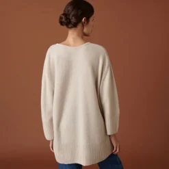 Montagut Loose sweater with slits in a cashmere blend - Darius