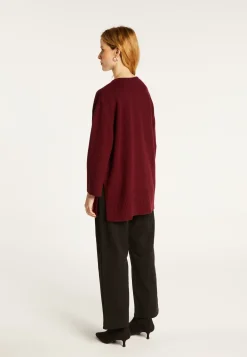 Montagut Loose sweater with slits in a cashmere blend - Darius