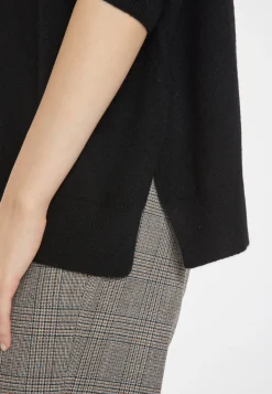 Montagut Loose sweater with V-neck slits in cashmere - Alienor
