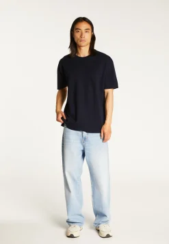 Montagut Loose t-shirt with pocket in merino wool - Florentin