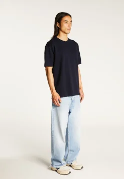 Montagut Loose t-shirt with pocket in merino wool - Florentin