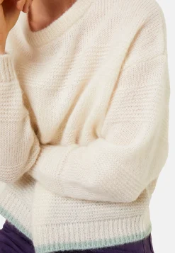Montagut Loose two-tone mohair sweater - Gaby