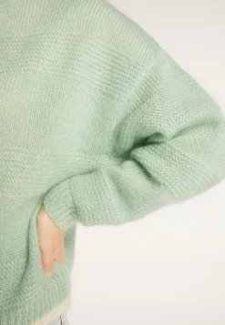 Montagut Loose two-tone mohair sweater - Gaby