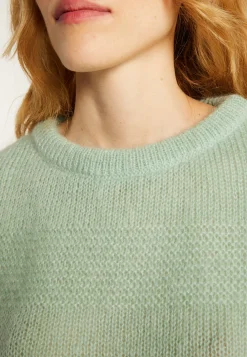 Montagut Loose two-tone mohair sweater - Gaby