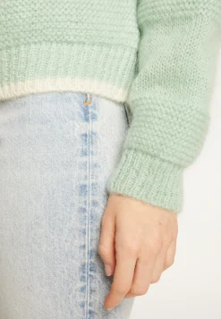 Montagut Loose two-tone mohair sweater - Gaby