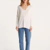 Montagut Loose viscose and silk T-shirt - Nahla