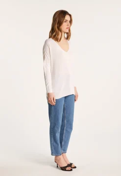Montagut Loose viscose and silk T-shirt - Nahla
