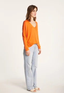 Montagut Loose viscose and silk T-shirt - Nahla