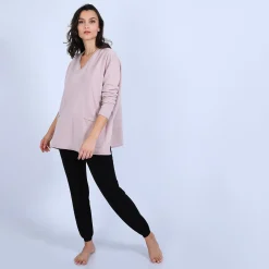 Montagut Loose V-neck cashmere jumper – Hilary
