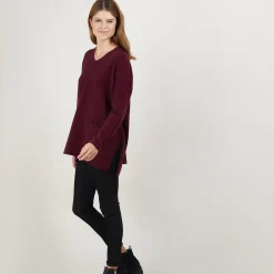 Montagut Loose V-neck cashmere sweater - Belinda