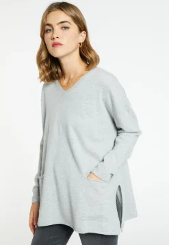 Montagut Loose V-neck cashmere sweater - Belinda