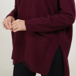 Montagut Loose V-neck cashmere sweater - Belinda
