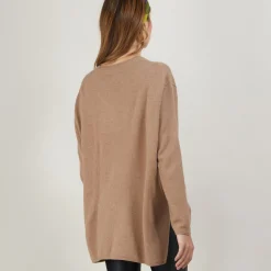 Montagut Loose V-neck cashmere sweater - Belinda