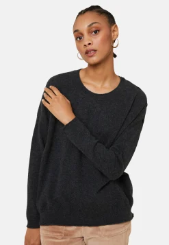 Montagut Loose-fit buttoned cashmere round-neck sweater - Acene