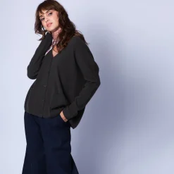 Montagut Loose-fit, cashmere cardigan — Gabi