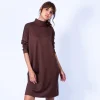 Montagut Loose-fit dress with high-neck — Grazia
